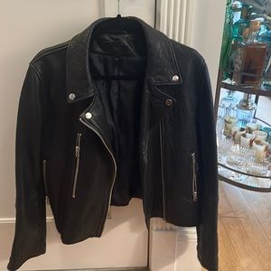 Topshop Premium Leather Jacket